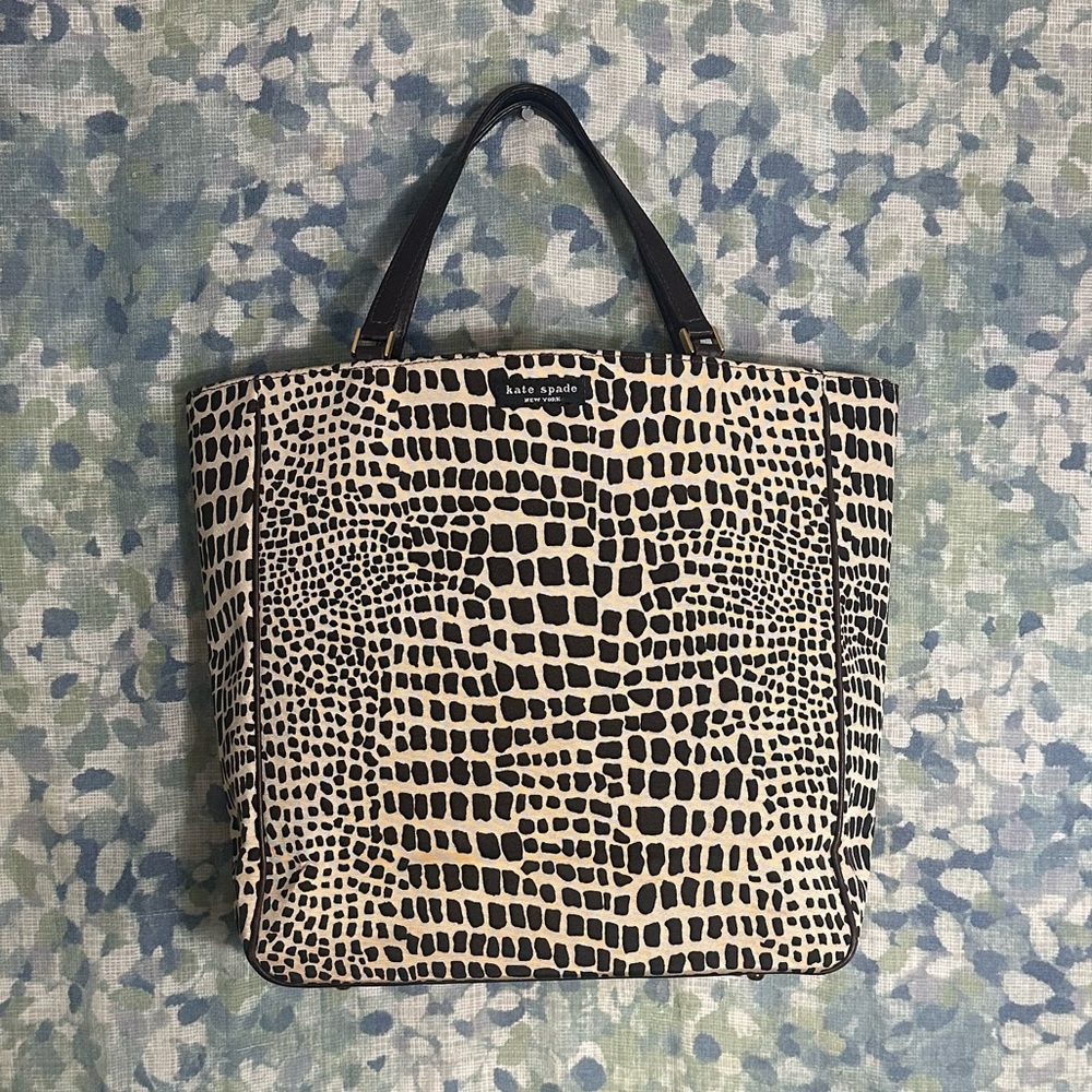 Kate Spade Vintage Animal Print Tote Bag
